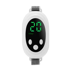 Dual - Mode Intelligent Sleep & Anxiety Relief Device with 20 Intensity Levels (WHITE)