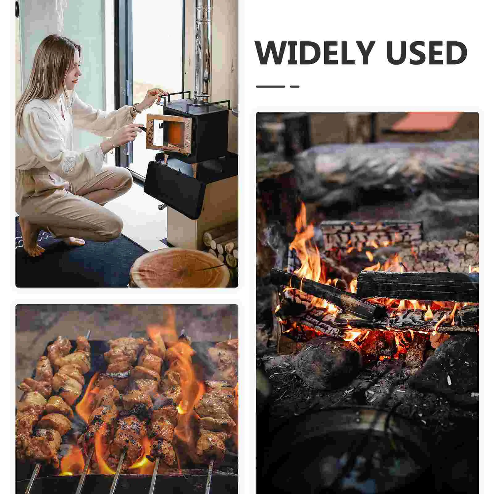 

Glass Fireplace Replacement Parts Washers Glassfiber Door Rope Gasket for Wood Stove