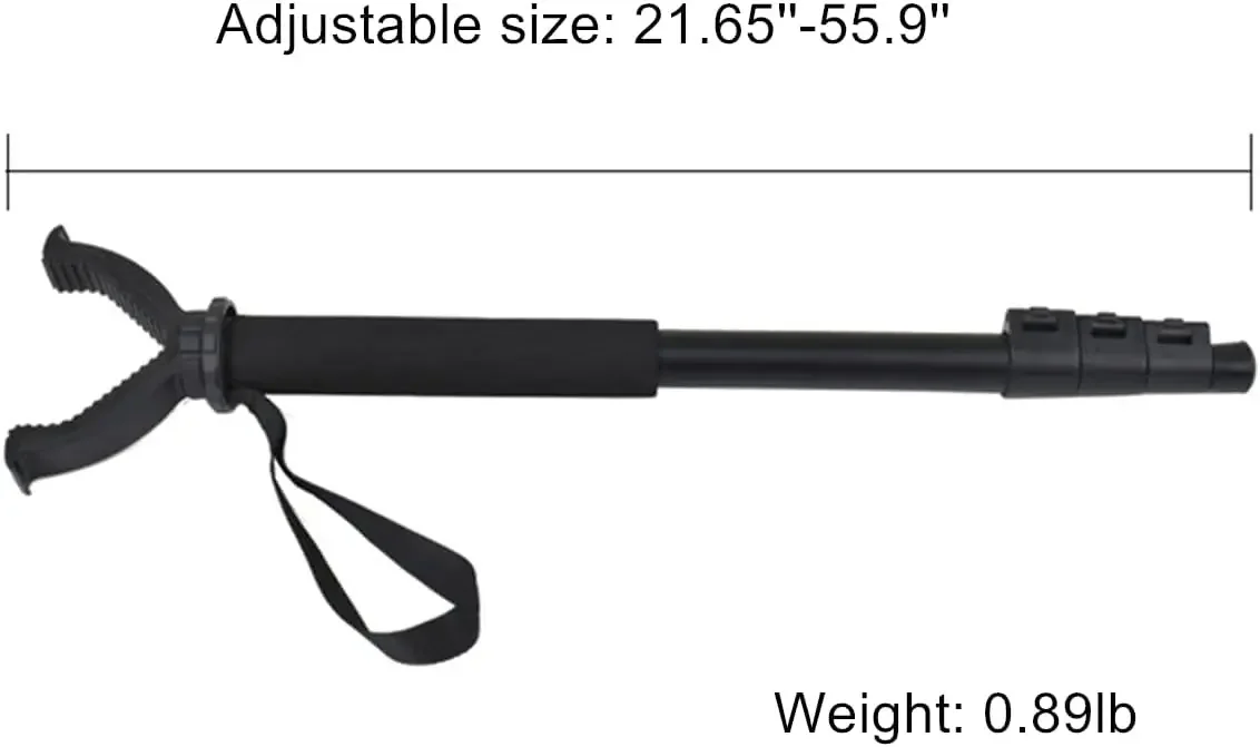 Monopod Shooting Stick and Gun Rest - Versatile Hunting Accessories with Adjustable Height Tactical Gun Portable Tripod Stand