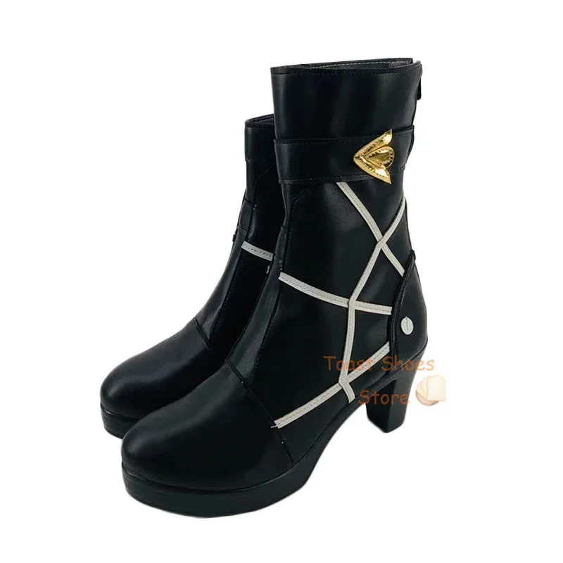 Honkai Star Rail Kafka Cosplay Sexy Boots Comic Anime Game Role Play for Con Party Halloween Cosplay Costume Prop Shoes