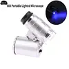 60X Illuminated Microscope Portable Handheld Jeweler Magnifier With LED Light Mini Pocket Magnifying Glass For Home And Office 1