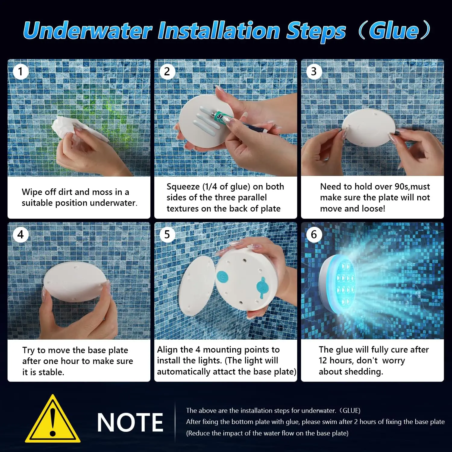 Solar Pool Light LED pool lights underwater led light for pool RGB16 colors IP68 waterproof swimming accessories Garden party lights