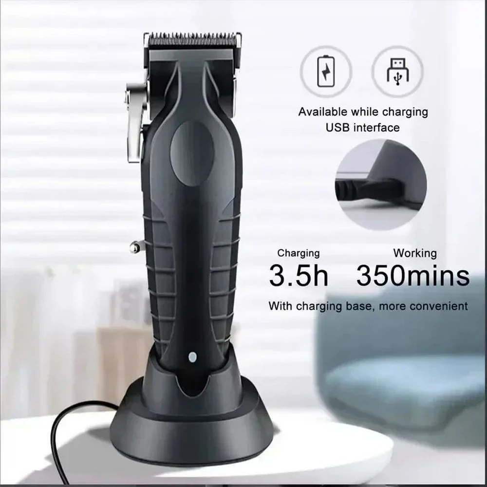 Description Picture 4 of itemProfessional Hair Clipper For Men Adjustable Cordless Electric Hair Trimmer Rechargeable Hair Cutting Machine Lithium