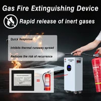 SAIJIAOYANG Batterie solaire domestique LiFePO4 sur pied 15 kWh avec BMS intelligent 200A intégré, système d'extinction chimique, 10 000 cycles, stockage d'énergie solaire, stock UE 4