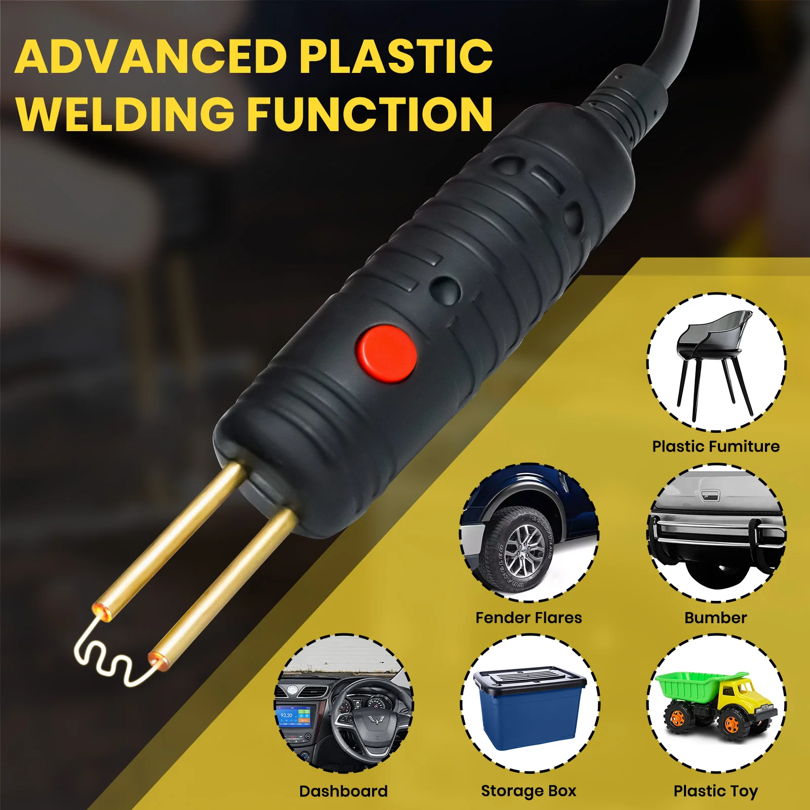 SSIMDER Stick Welder Plastic Welder 2 in 1 Welding Machine ARC-120M 110V MMA ARC Machine dc Inverter with Digital
