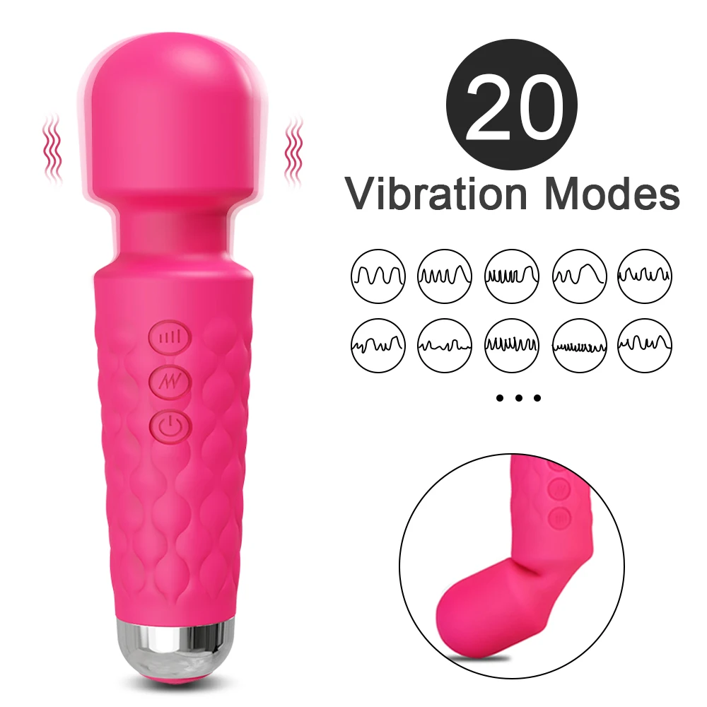 Mini baguette magique AV puissante, jouets sexuels pour femmes adultes, stimulateur de Clitoris, vibrateur, masturbateur, masseur, 18G_voghion.com
