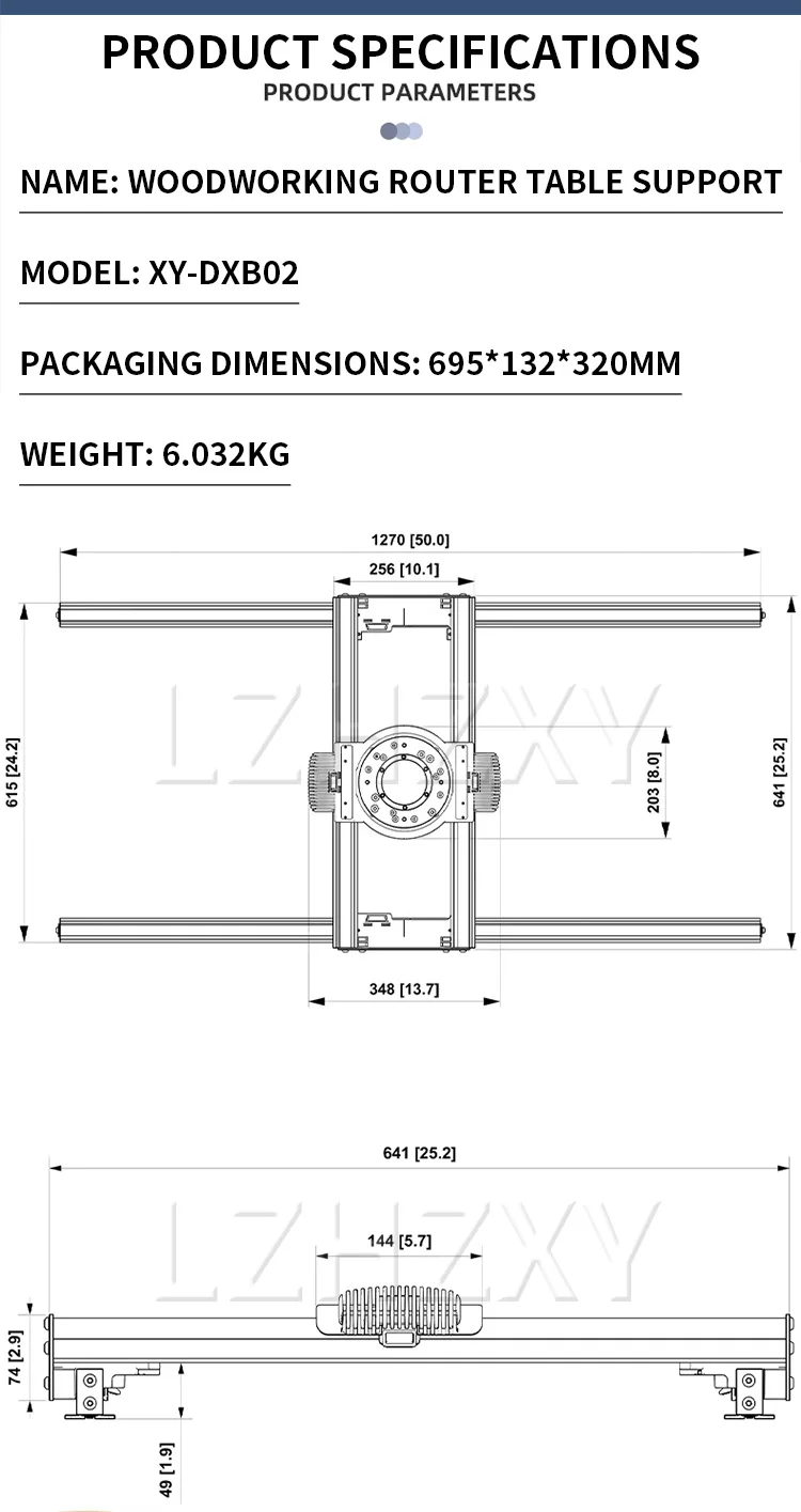 Woodworking Router Table Support Precision Positioning Aluminum Alloy Panel Flat