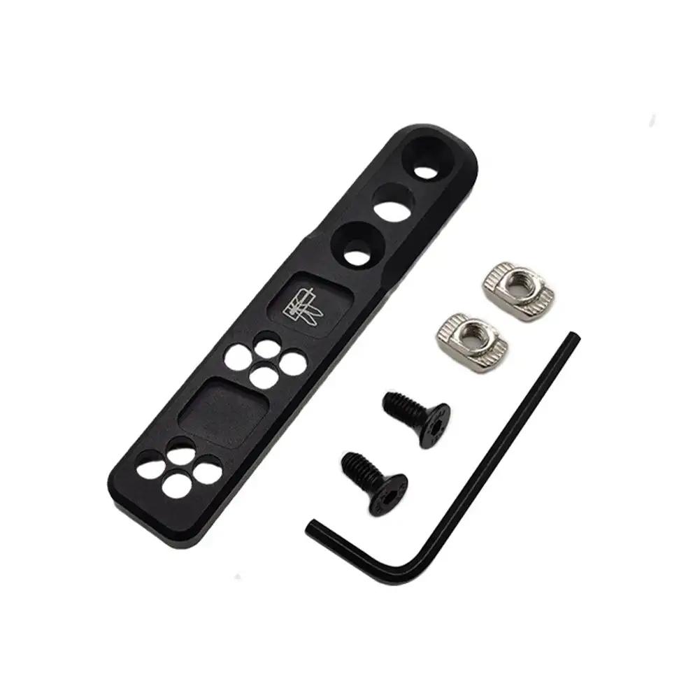 M300/M600 Support 45&deg; Side Guide MLOK/KEYMOD Fishbone Increasing Guide Tactical Flashlight Clamp for Margaap Kam Ming