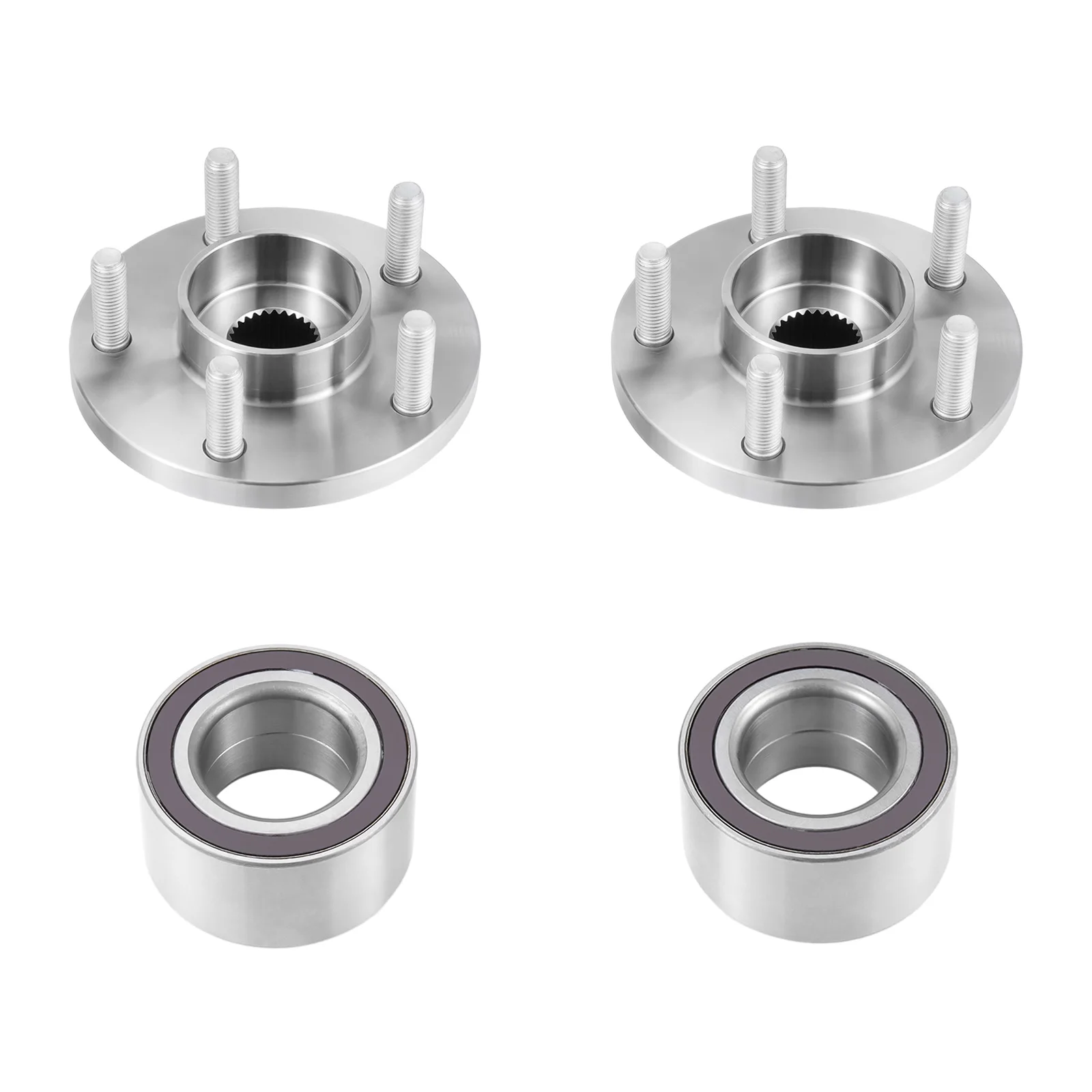 

2 Front Wheel Hub Bearing Kits Fit For 2013-2019 Ford Escape 2015-2019 Lincoln MKC