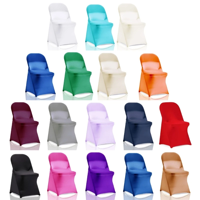 

L69A Stretch Chair Cover Folding Chair Cover Multipurpose Decoration