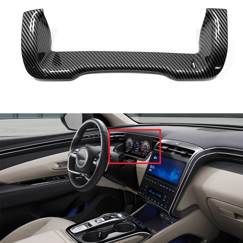 

Interior Instrument Dashboard Panel Cover Sticker Trim Bezel Strip Molding Garnish For Hyundai Tucson L Nx4 2021 2022