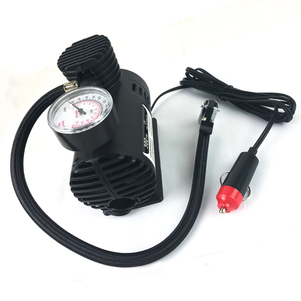 

12V 300PSI Fast Inflating Car Electric Mini Compact Air Compressor Pump Bike Tyre Air Bed Balloon Inflator