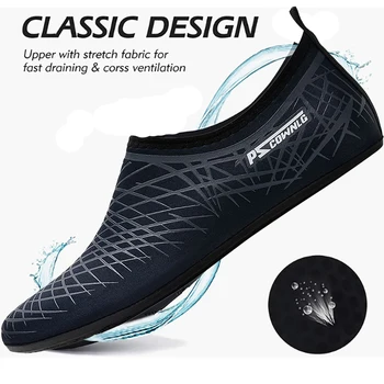 Diving Shoes Women Aqua Shoes Men Beach Swimming Water Sport Socks Barefoot Sneaker Fitness Dance Swim Surfing Snorkeling Shoe 6