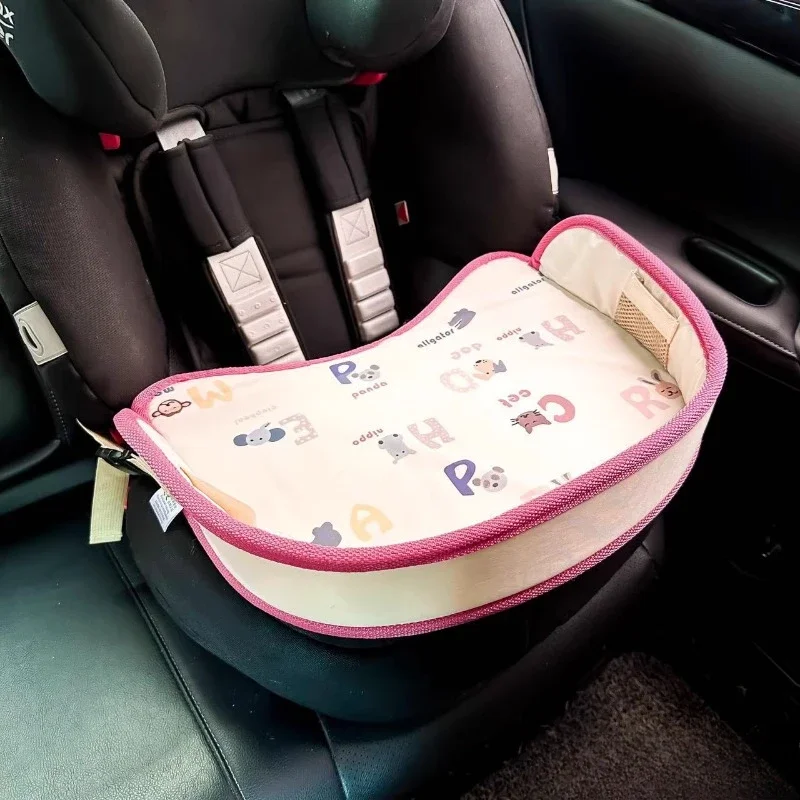 Multi-functional Practical Convenient Dinner Tray, Car Seat Tray, Child Seat Eating Baby Stroller Storage Tray