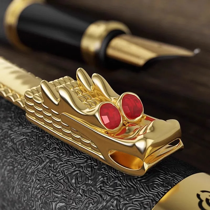 Coffret stylo plume Hero 6006 - Stylo de direction finition mate, stylo professionnel haut de gamme en métal pour adultes, écriture fluide, cadeau idéal pour les enseignants_voghion.com