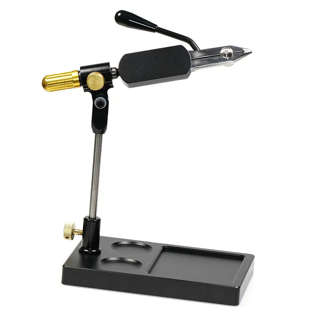 

Functional Fly Tying Vise 360-degrees 19*18*12cm Fly Tying Tool Rotation Fly Fishing Flies For Hook Size Range