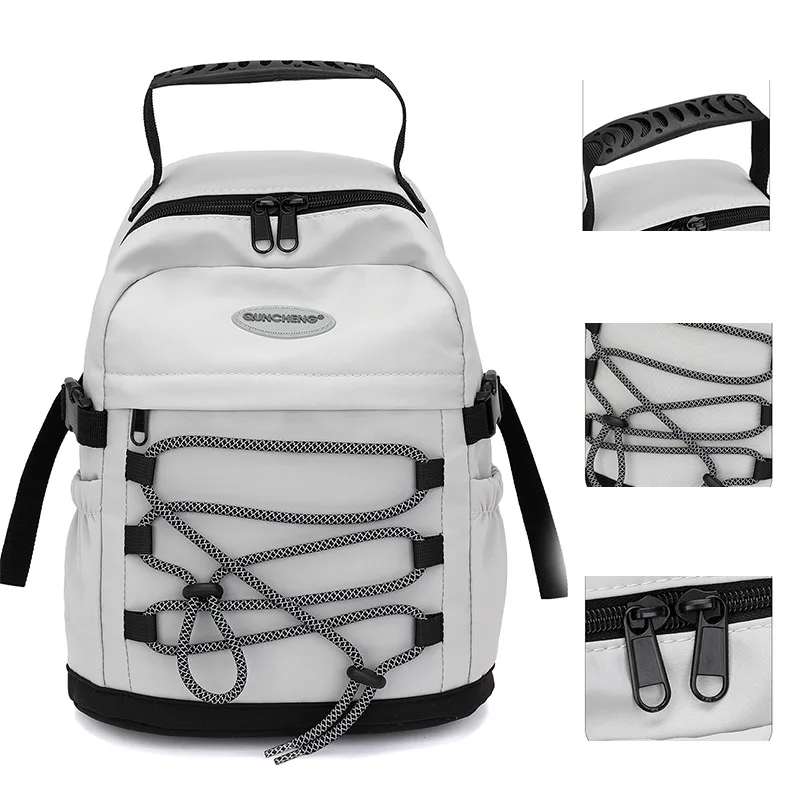 Small backpack for women 2024 new men's travel bag lightweight mountain climbing outdoor backpack casual small school bag