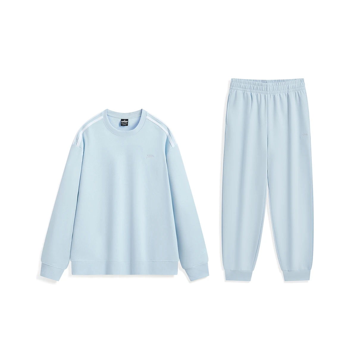 Xtep Knitted Suit For Men And Women Winter Comfortable Soft Unisex Suit Quick-Drying Jogging Tops And Bottoms 877427960120
