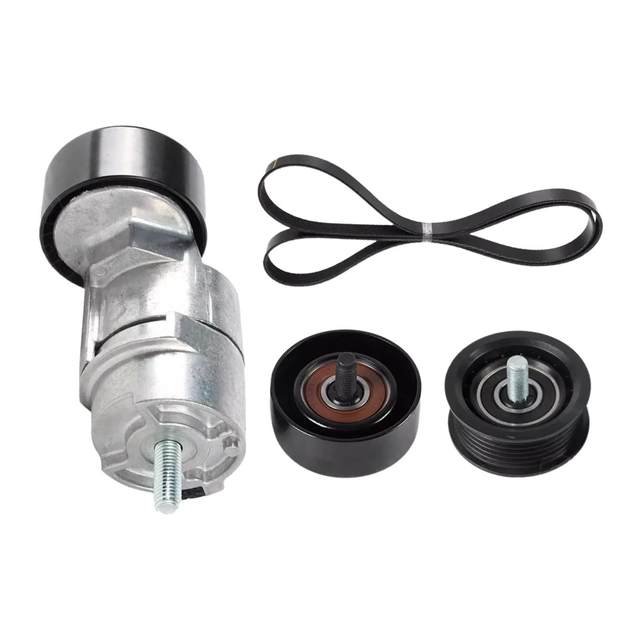 Belt Tensioner Assembly 6Pk2125 Idler Pulley Serpentine Belt Kit for Hyundai Santa FE L4 2010-2012 L4 2.4L 2006-2014