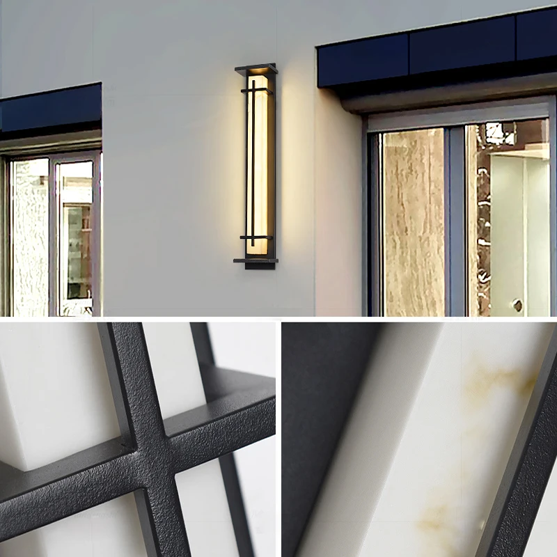 Led Outdoor Wall Lighting IP65 Waterproof 110V 220V Exterior wall Porch Balcony Stainless steel Garden Terrace courtyard Lamp