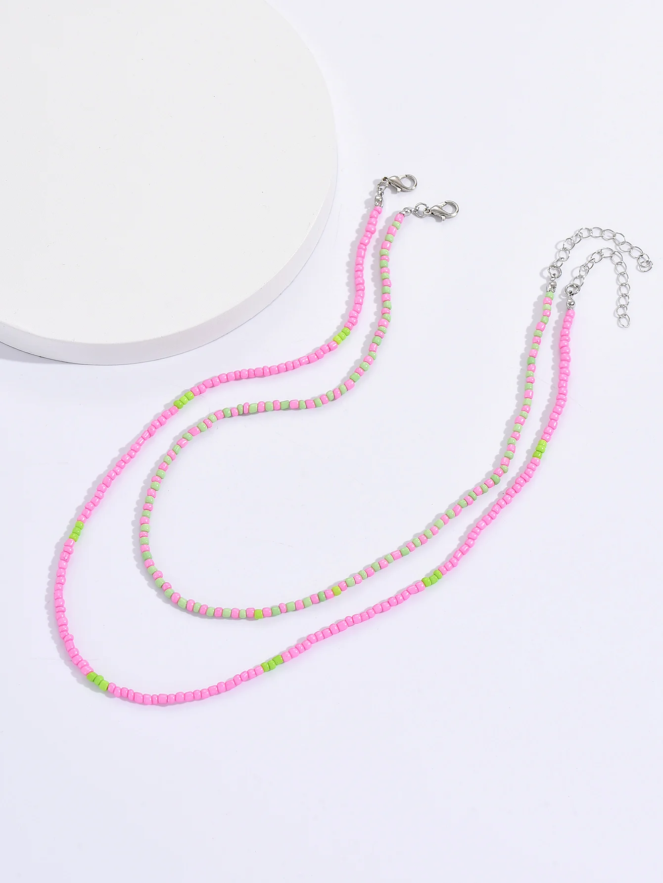 Handmade Necklace Women Fashion Double Layer