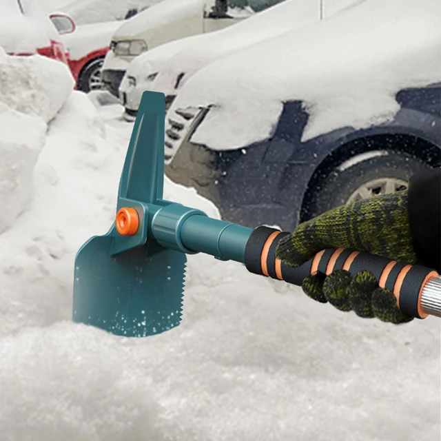 Snow Scraper With Brush Extendable Easy To Assemble And