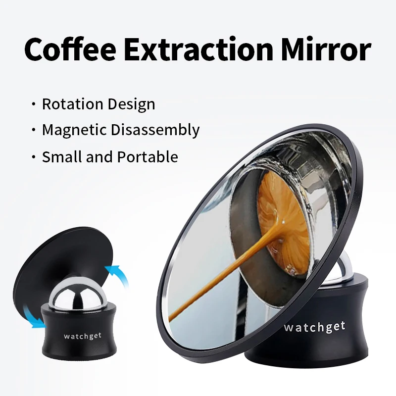 watchget 360° Espresso Shot Mirror Coffee Extraction Reflective Mirror