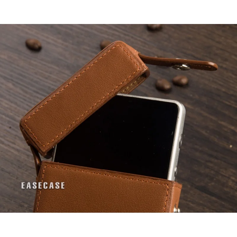 A4 Custom-Made Genuine Leather case for HIBY R5 / R5 Saber