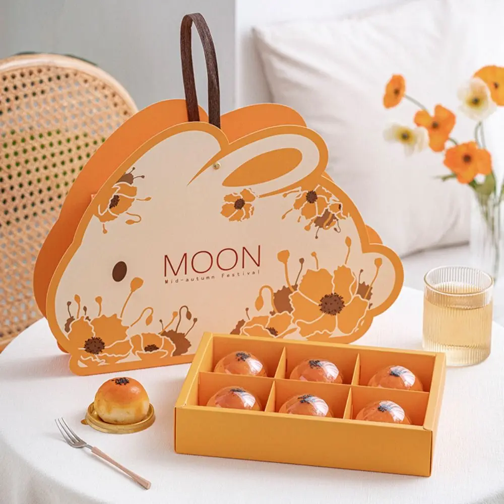 2022 New High-end Mid-autumn Moon Cake Gift Box Portable Packaging Box  Empty Box 