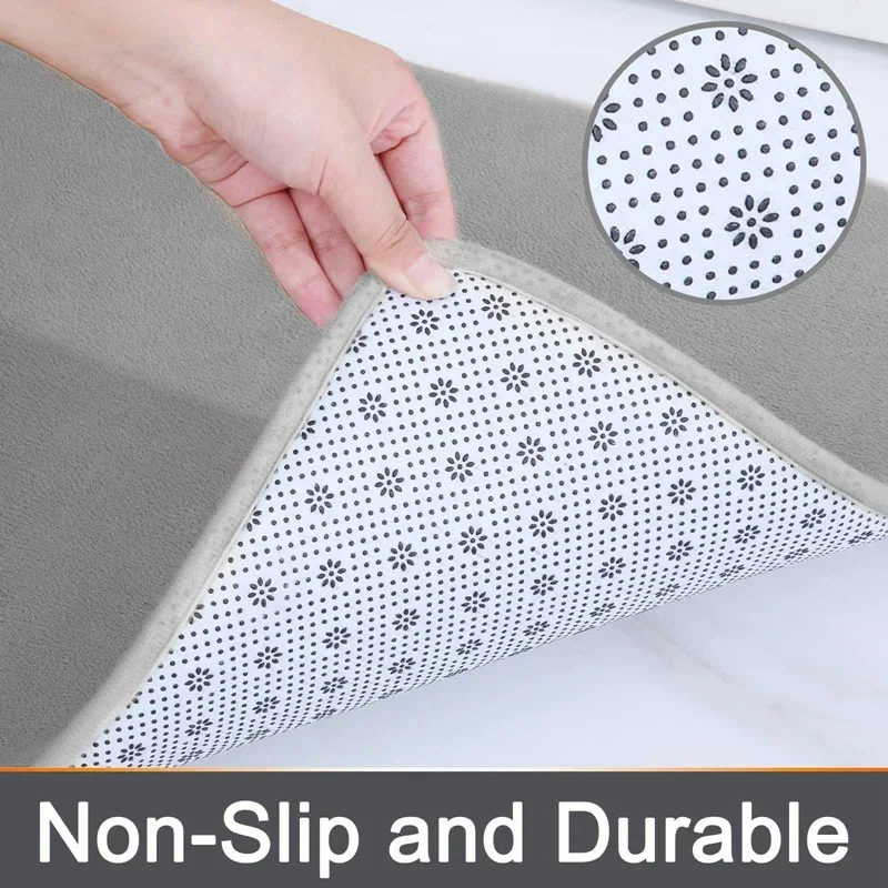 

Soft Toilet Absorbent Rug Bathroom Decorative Bedroom Mat Foam Homaxy Bath Shower Room Memory Carpet Non-slip Living Floor Super