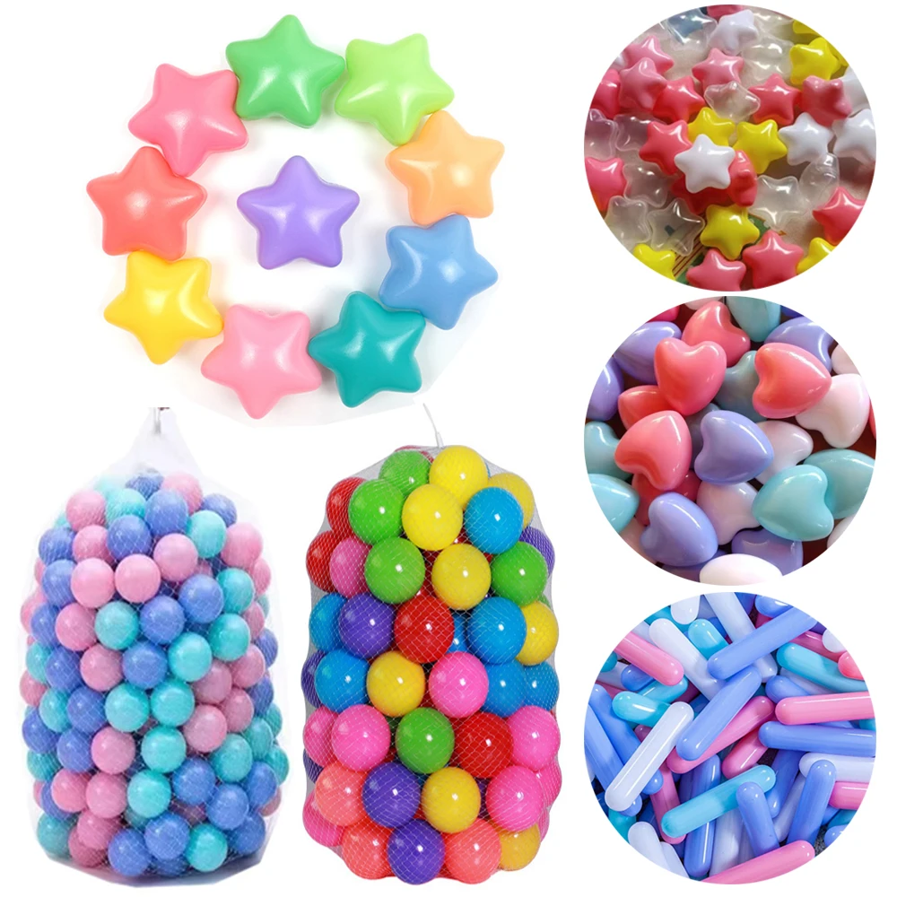 Soft Plastic Balls for Kids Pool Tent Pit Balls Toys BPA Free Various