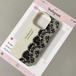 Elegant Black Lace Lichee Pattern Leather Phone Case - Samsung A53 5G (PWW - 348PW36330A1)