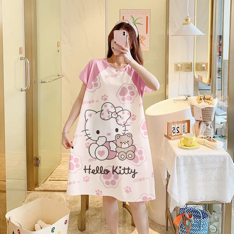 Kitty Dress Hello Kitty Nightgown Women's Hello Kitty Sherpa