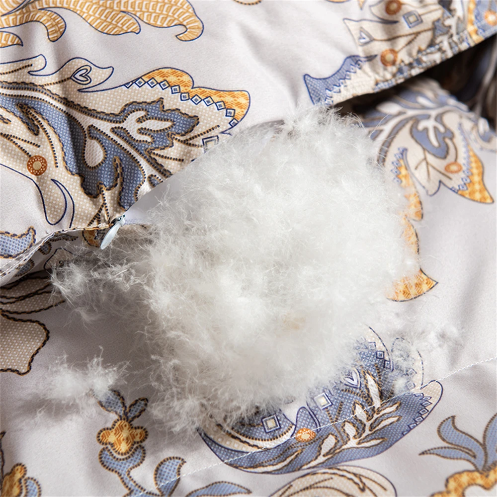 Liv-Esthete Winter 100% Goose Down Quilt Duvet Soft Comforter Warm