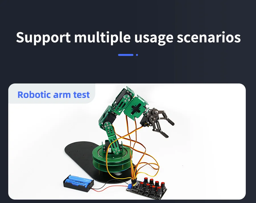 8-Kanal PWM Servo Debugging Board Motorsteuerungswerkzeug mit Überstromschutz für DIY Elektronik Roboter RC Auto Bausatz – Detail 5