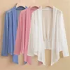 Women Spring Summer Sun Protection Clothing Shawl Oversized Outerwear Female Long Sleeve Cardigan Shirt Women Thin Coat Jacket