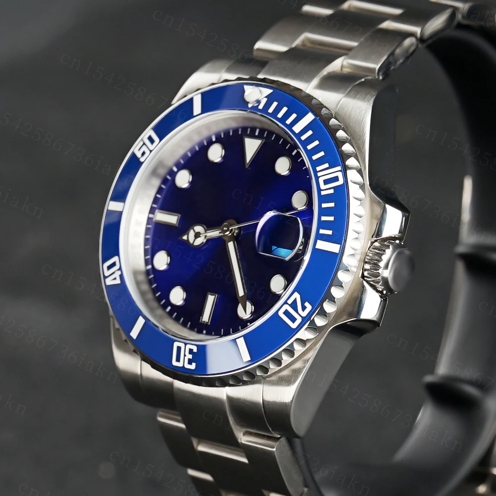 2022 Fashion New 40mm Men's Leisure Sports Sapphire Mirror Stainless Steel Material Waterproof Automatic Mechanical Watch