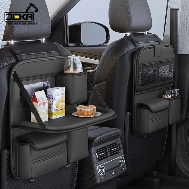 Car Seat Organizer Multi Pocket Water Bottle Holder Front Passenger Seat  Storage Bag For Laptop Tablet Travel Office Accessories - AliExpress