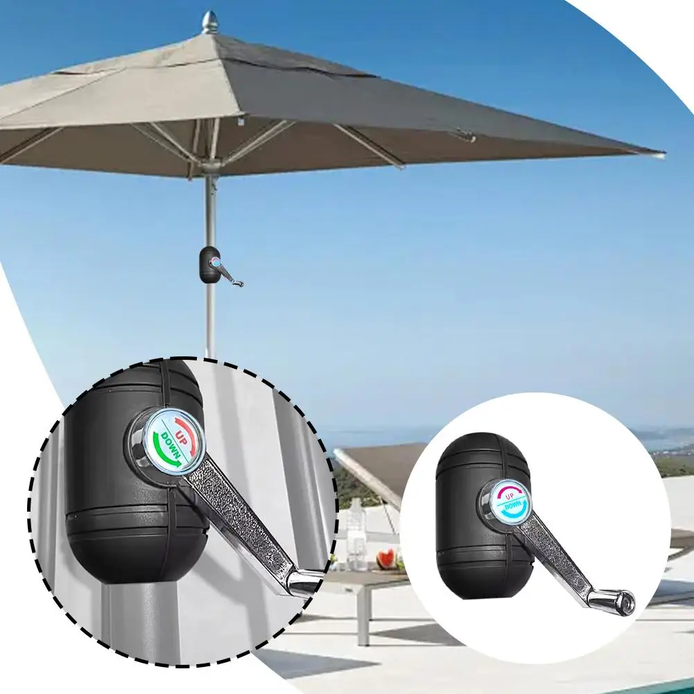 Parasol Shaker Crank Handle Patio Umbrella Crank Handle Patio Parts Outdoor Replace Accessories Umbrella H7T3