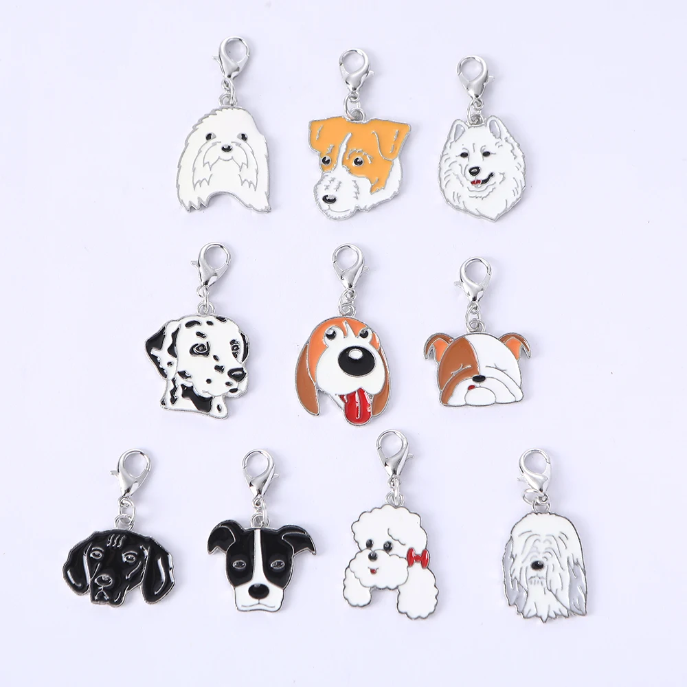 Porte-clés portrait personnalisé pour animaux de compagnie, cadeau pour les amoureux des animaux de compagnie, chien, meilleur ami, 10 pièces