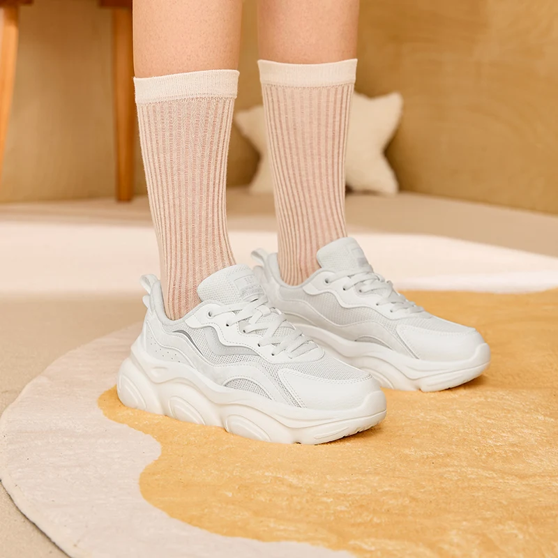 361 Degrees Women's Casual Shoes New Mesh Breathable Comfortable Thick-soled Rebound Versatile Light Female Sneakers 682436710 5