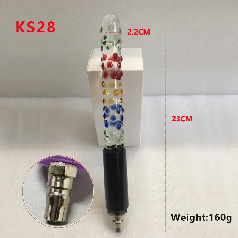 Glass Anal Dildos with Vac-u-Lock Interface Sex Machine Accessories Anus Plug Sex Toys for Women and Men