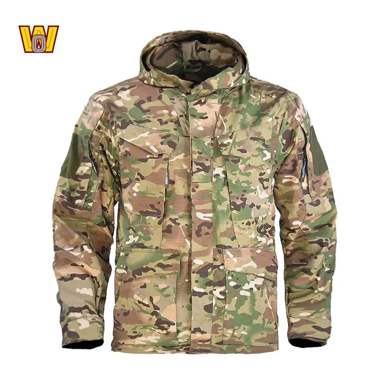 

OW Military Uniform M65 Field Jacket Windproof Army Tactical Combat Jacket Hunting Jacket