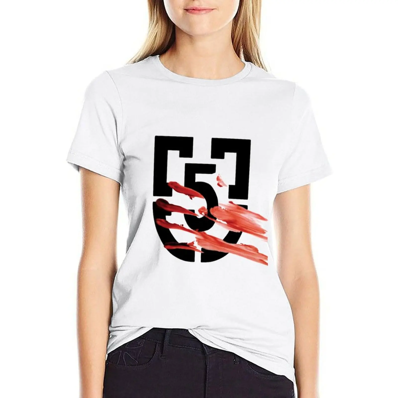 

Runner Five T-shirt kawaii clothes animal print shirt for girls cute tops tshirts for Women