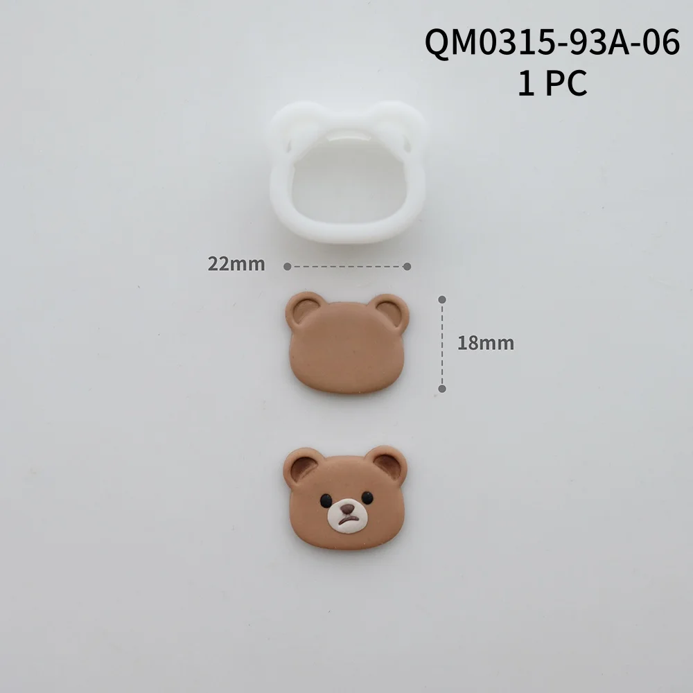 1pc Cartoon Tiere Rahmen Polymer Clay Schneider Emoticons Briefmarken Keramik Keramik Ton Cutter Ohrringe Schmuck Formen, Der Werkzeuge – Detail 11