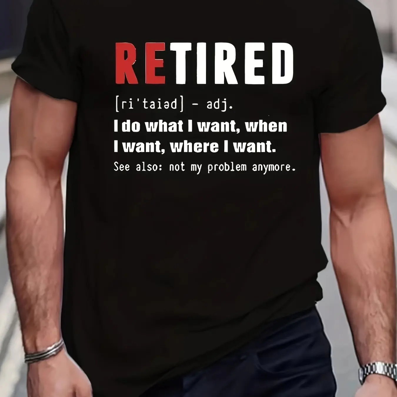 T-shirt Homme Coton Gildan "Voici à Quoi Ressemble Un Facteur Retraité" - Neuf Sur Commande