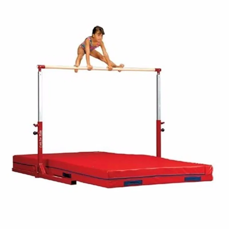 

Adjustable 1.3-1.7m horizontal bar gymnastics equipment for kids