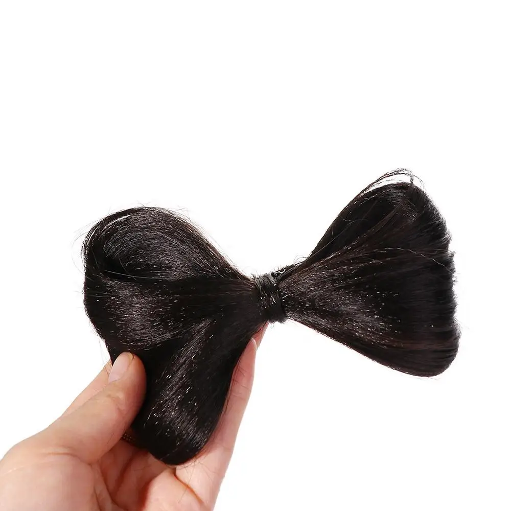 Description Picture 3 of itemPopular Hip Hop Bowknot Wig Hair Rope Fluffy Hair Bun Hair Styling Tools Wig Hairpin