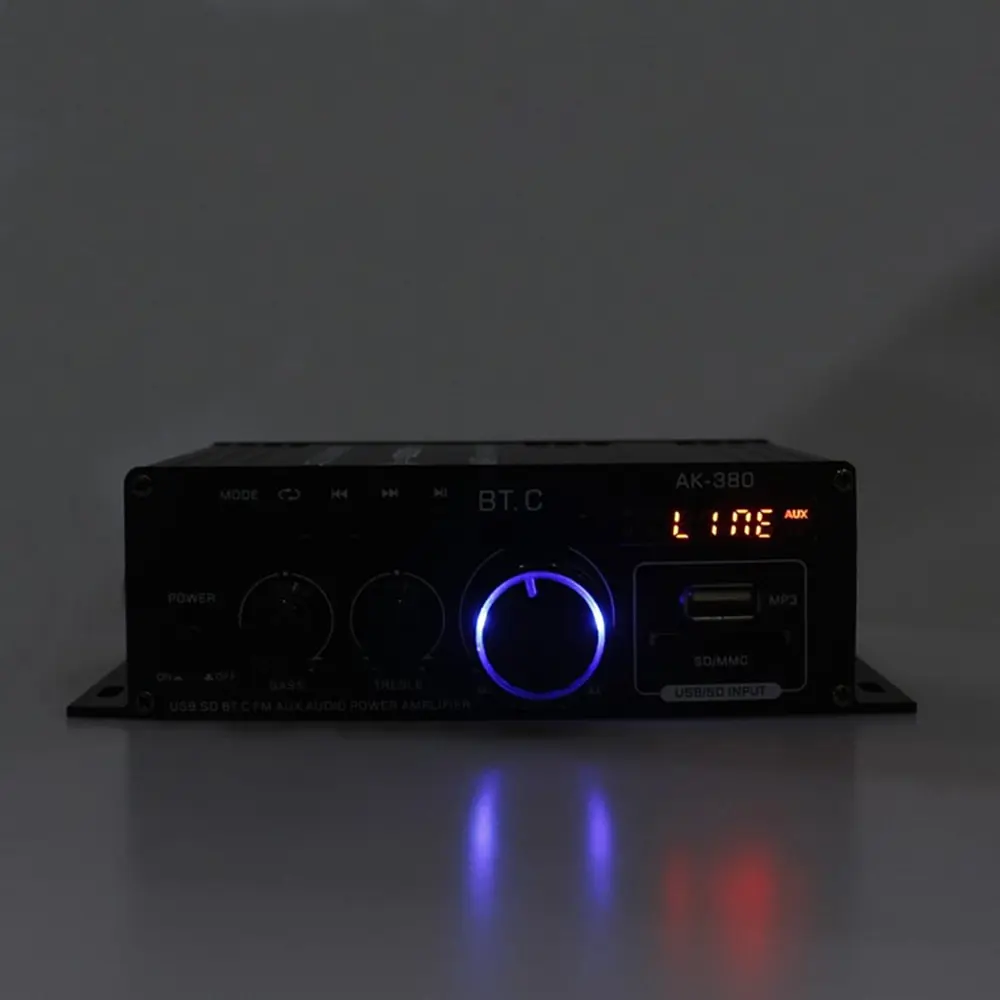 AK380 800W Bluetooth Amplifier HiFi Audio Karaoke 2 Channel