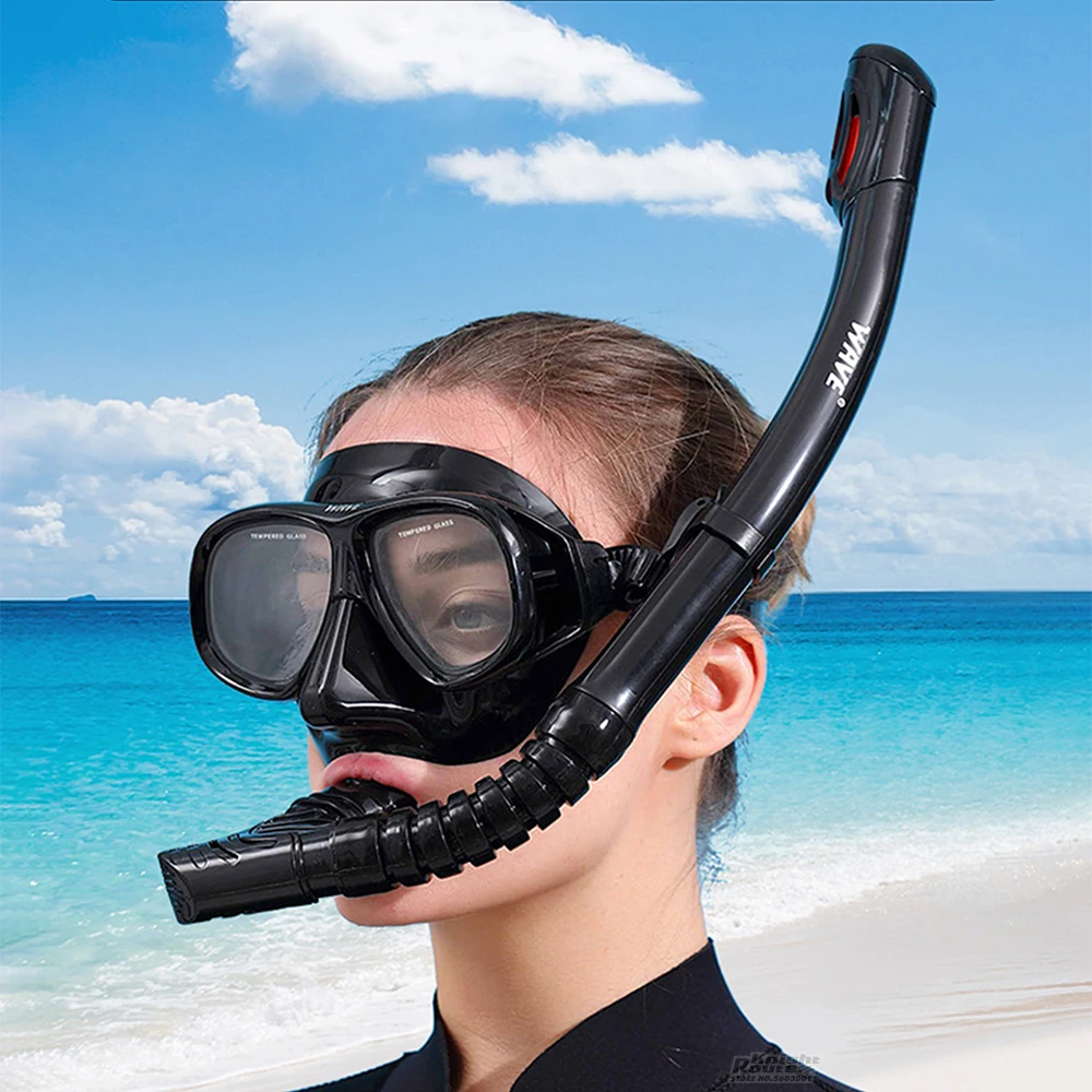

2023 New Professional Snorkel Diving Mask Snorkels Goggles Glasses Diving Goggles Swimming Tube Set Snorkel Mask Adult Unisex